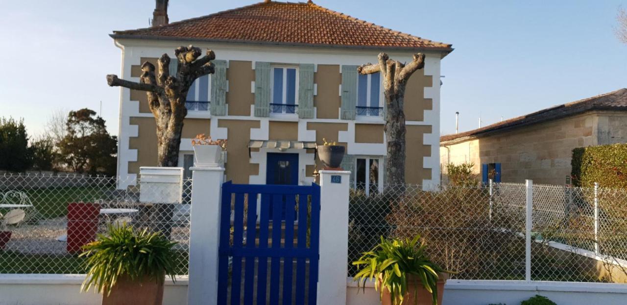 Grande Maison Charentaise Avec Vue Sur Le Chenal Superbes Couches De Soleil Sur L Estuaire De La Gironde! Mortagne-sur-Gironde Eksteriør bilde